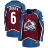 Women Colorado Avalanche Erik Johnson Burgundy Breakaway Player Jersey