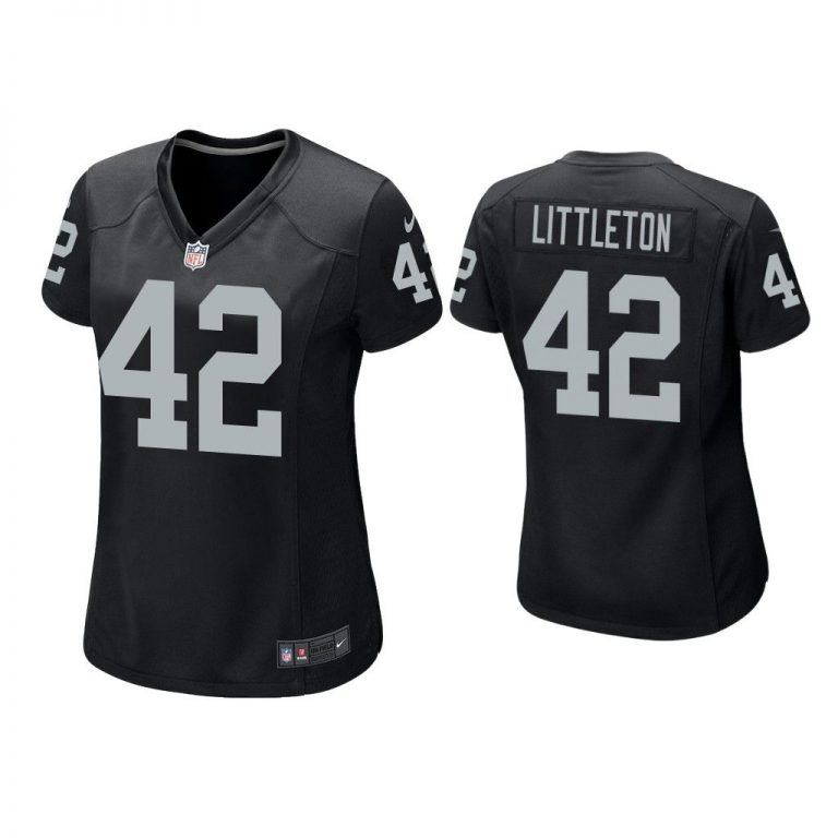 Women Cory Littleton Las Vegas Raiders Black Game Jersey