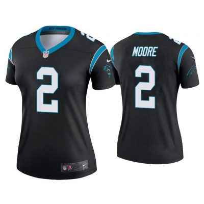 Women D.J. Moore Carolina Panthers Black Legend Jersey