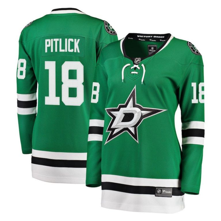 Women Dallas Stars Tyler Pitlick Kelly Green Breakaway Player Jersey