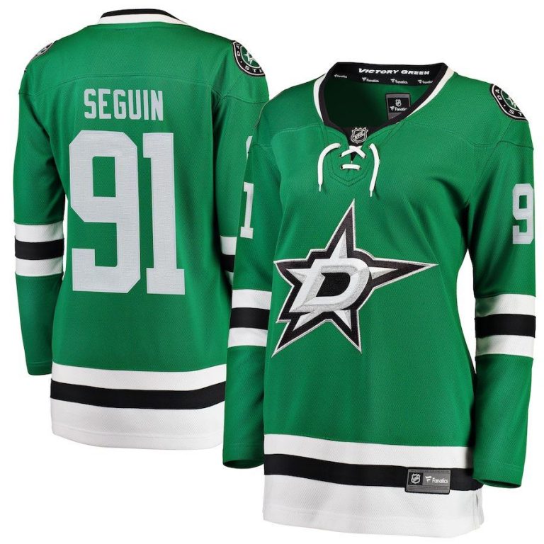 Women Dallas Stars Tyler Seguin Green Home Breakaway Player Jersey