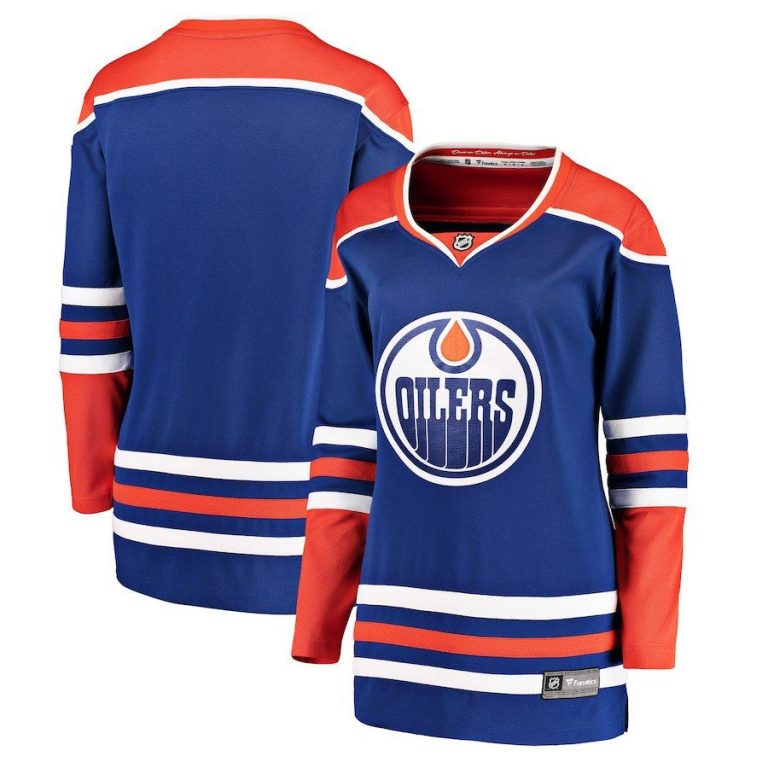 Women Edmonton Oilers Royal Alternate Breakaway Jersey