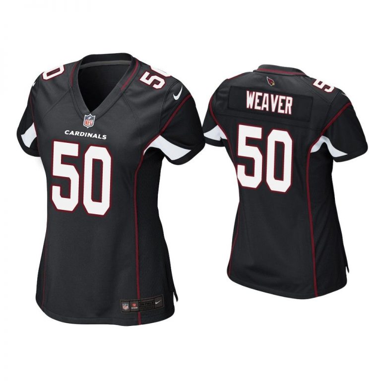 Women Evan Weaver Arizona Cardinals Black Game Jersey