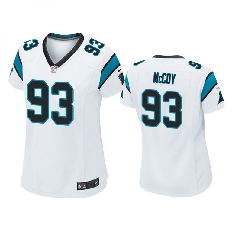 Women Gerald McCoy Carolina Panthers White Game Jersey