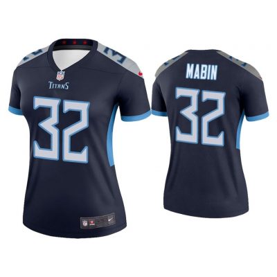 Women Greg Mabin Tennessee Titans Navy Legend Jersey