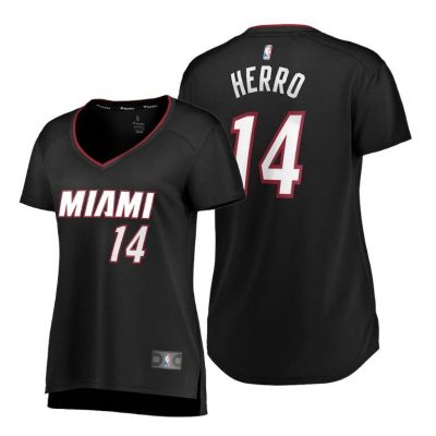 Women Heat Tyler Herro #14 Icon Edition Black Jersey