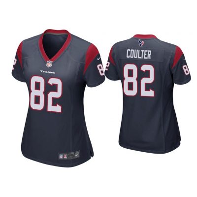 Women Isaiah Coulter Houston Texans Navy Game Jersey