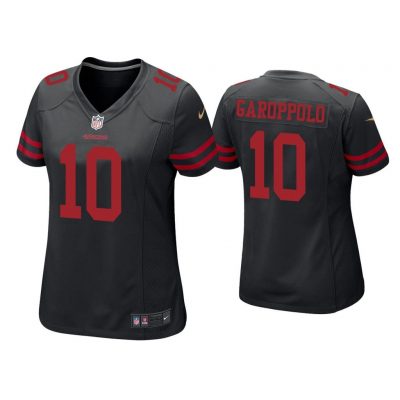 Women Jimmy Garoppolo San Francisco 49ers Black Game Jersey