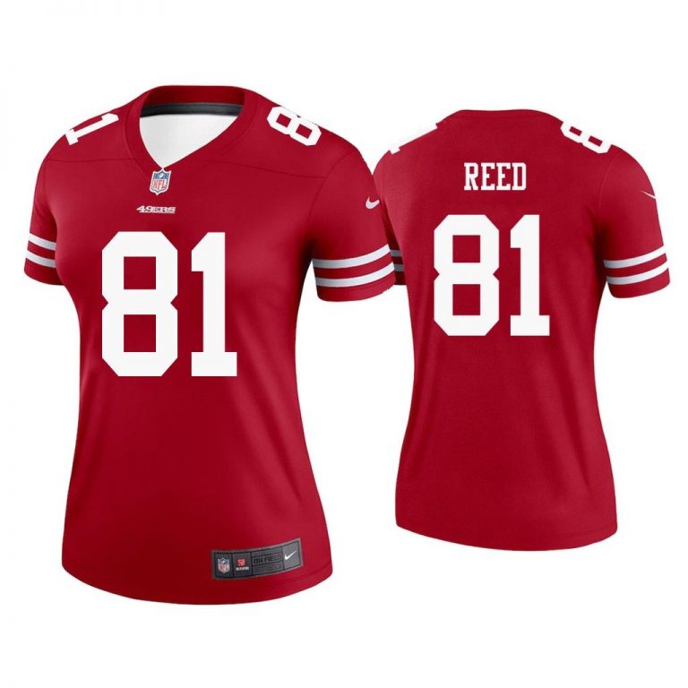 Women Jordan Reed San Francisco 49ers Scarlet Legend Jersey