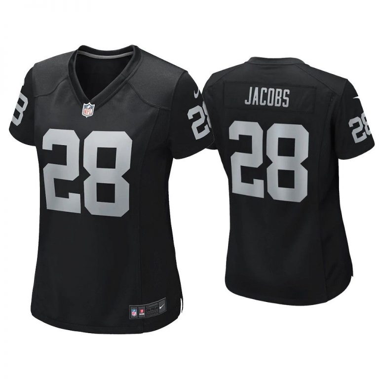 Women Josh Jacobs Las Vegas Raiders Black Game Jersey