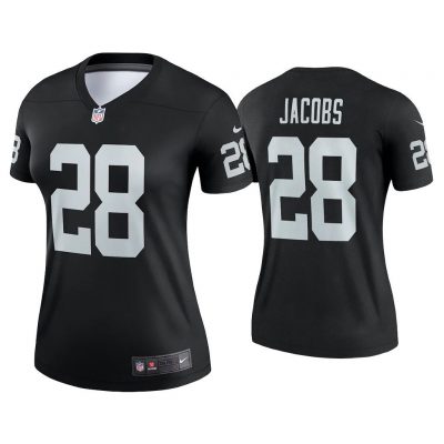 Women Josh Jacobs Las Vegas Raiders Black Legend Jersey