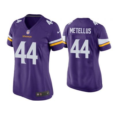 Women Josh Metellus Minnesota Vikings Purple Game Jersey