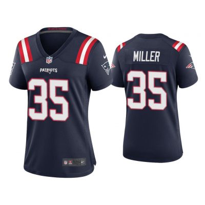 Women Lamar Miller New England Patriots Navy Game Jersey