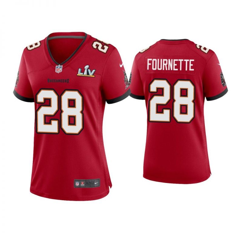 Women Leonard Fournette Tampa Bay Buccaneers Super Bowl LV Red Game Jersey