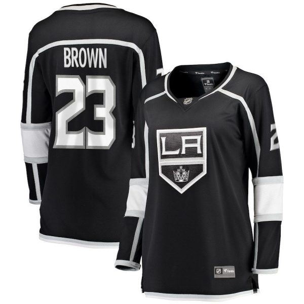 Women Los Angeles Kings Dustin Brown Black Breakaway Player Jersey
