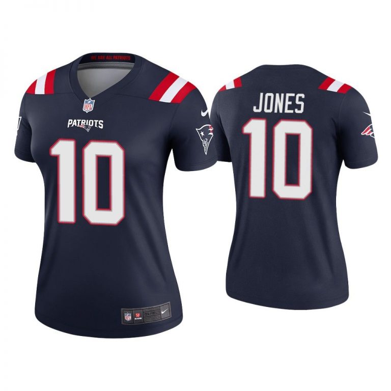 Women Mac Jones New England Patriots Navy Legend Jersey