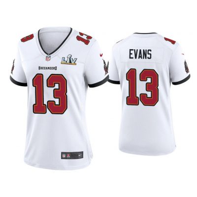 Women Mike Evans Tampa Bay Buccaneers Super Bowl LV White Game Jersey