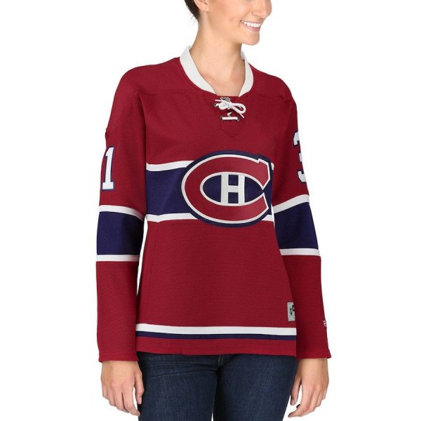Women Montreal Canadiens Carey Price Red Premier Player Jersey