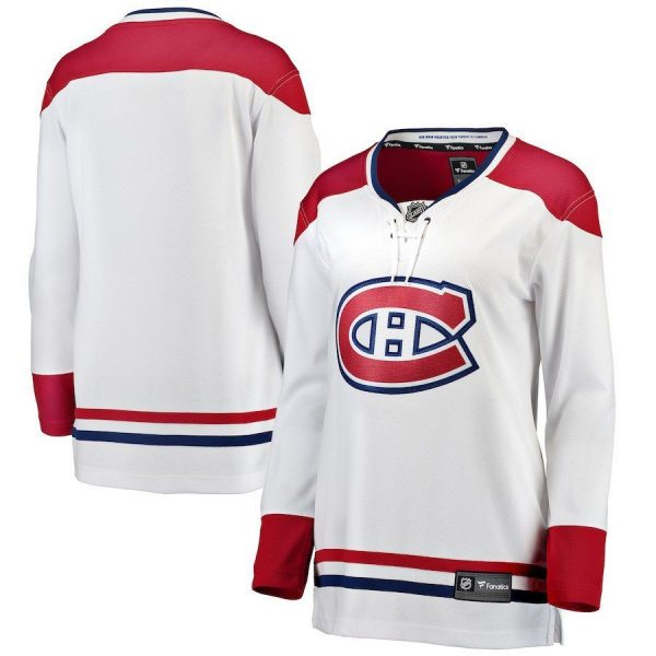 Women Montreal Canadiens White Away Breakaway Jersey