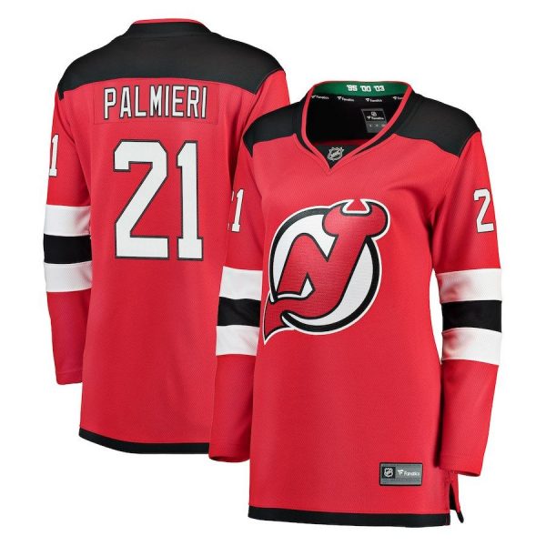 Women New Jersey Devils Kyle Palmieri Red Breakaway Jersey