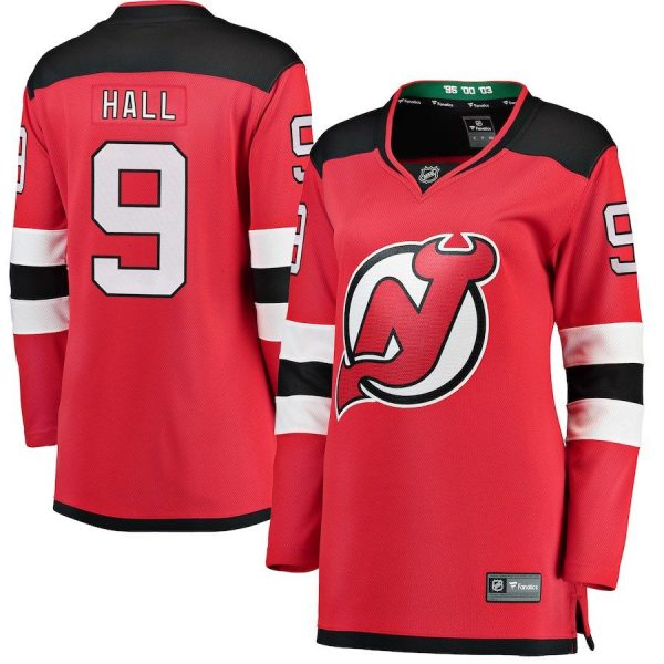 Women New Jersey Devils Taylor Hall Red Breakaway Player Jersey