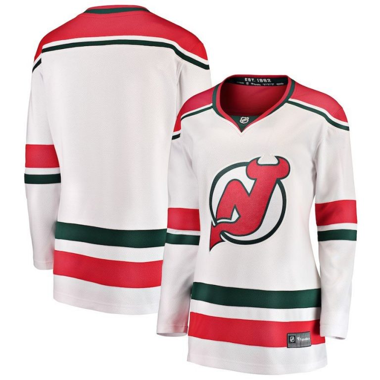 Women New Jersey Devils White Alternate Breakaway Jersey