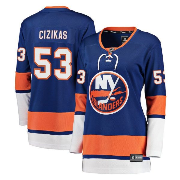 Women New York Islanders Casey Cizikas Royal Breakaway Player Jersey