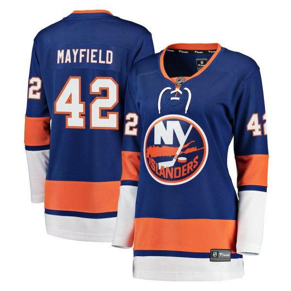 Women New York Islanders Scott Mayfield Royal Breakaway Player Jersey