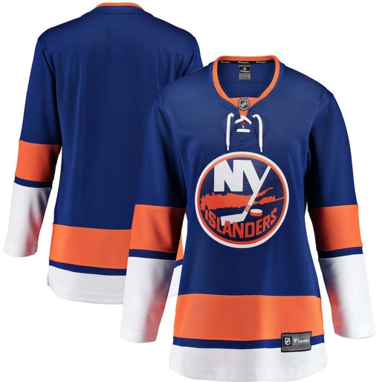 Women New York Islanders White Away Breakaway Jersey