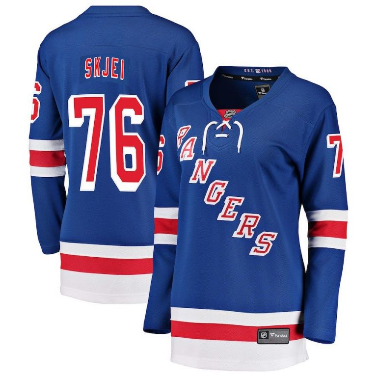 Women New York Rangers Brady Skjei Blue Breakaway Player Jersey