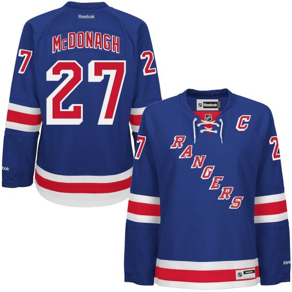 Women New York Rangers Ryan McDonagh Blue Premier Player Jersey