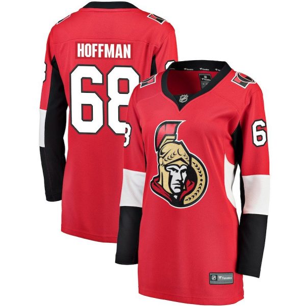 Women Ottawa Senators Mike Hoffman Red Home Breakaway Player Jersey