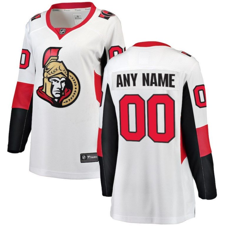 Women Ottawa Senators Red Home Breakaway Custom Jersey