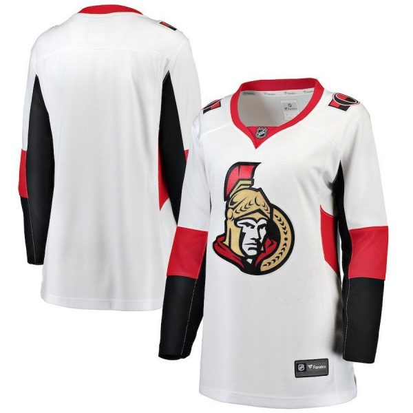 Women Ottawa Senators White Away Breakaway Jersey