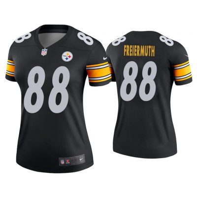 Women Pat Freiermuth Pittsburgh Steelers Black Legend Jersey