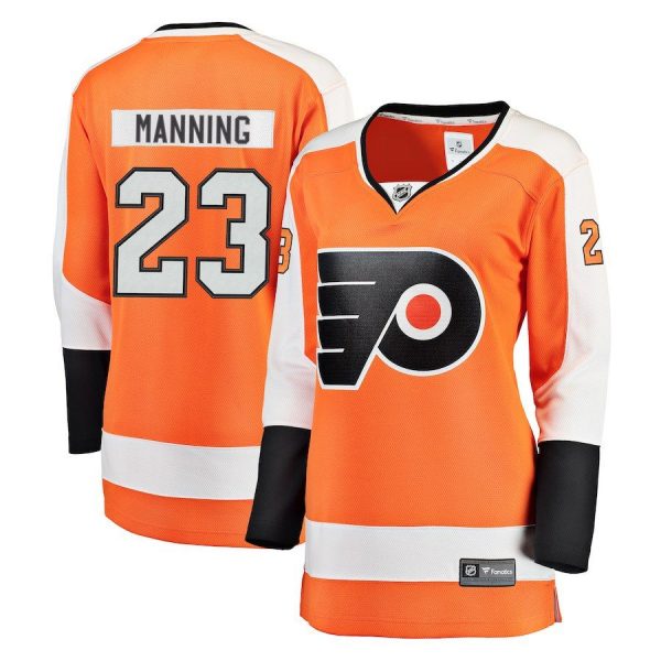 Women Philadelphia Flyers Brandon Manning Orange Breakaway Player Jersey