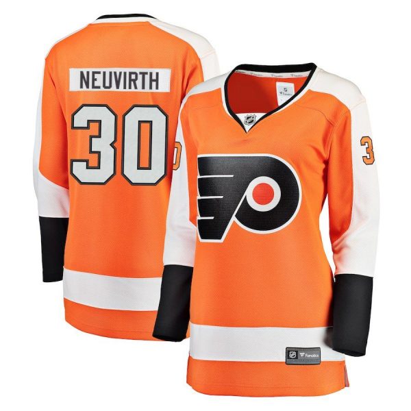 Women Philadelphia Flyers Michal Neuvirth Orange Breakaway Player Jersey