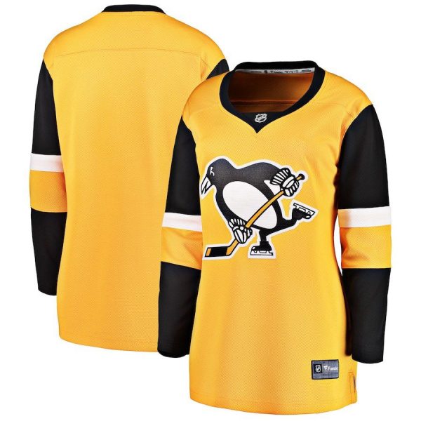 Women Pittsburgh Penguins Gold Alternate Breakaway Jersey