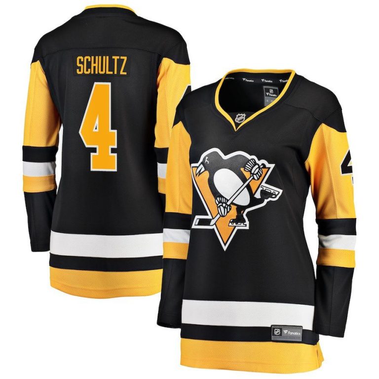 Women Pittsburgh Penguins Justin Schultz Black Premier Breakaway Player Jersey