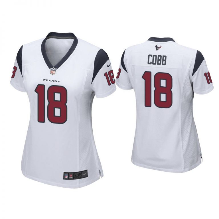 Women Randall Cobb Houston Texans White Game Jersey