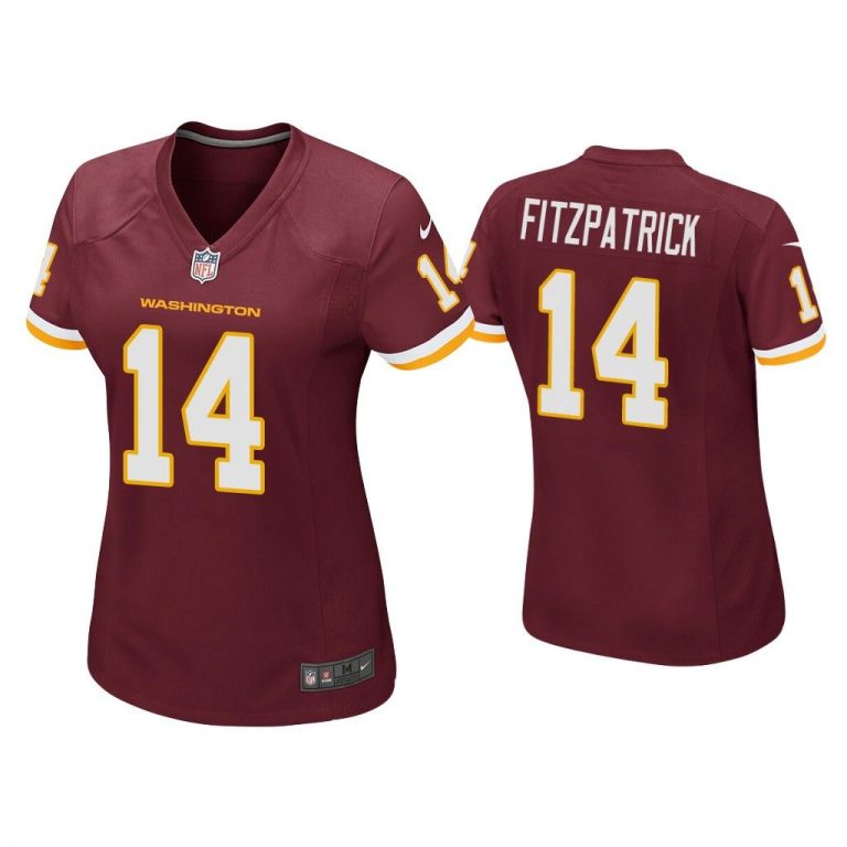 Women Ryan Fitzpatrick Washington Football Team Burgundy Game Jersey