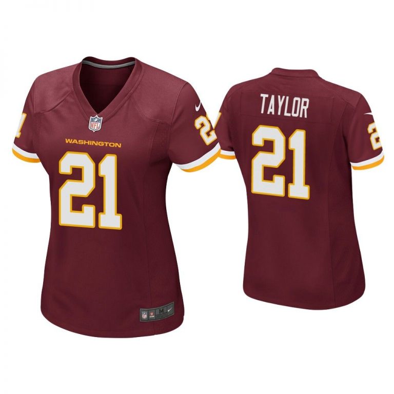 Women Sean Taylor Washington Football Team Burgundy Game Jersey