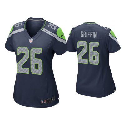 Women Shaquill Griffin Seattle Seahawks Navy Game Jersey