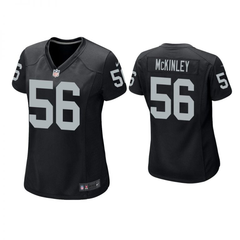 Women Takkarist McKinley Las Vegas Raiders Black Game Jersey