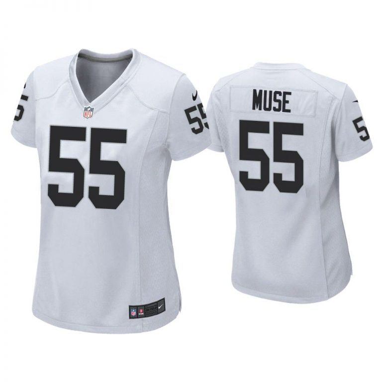 Women Tanner Muse Las Vegas Raiders White Game Jersey