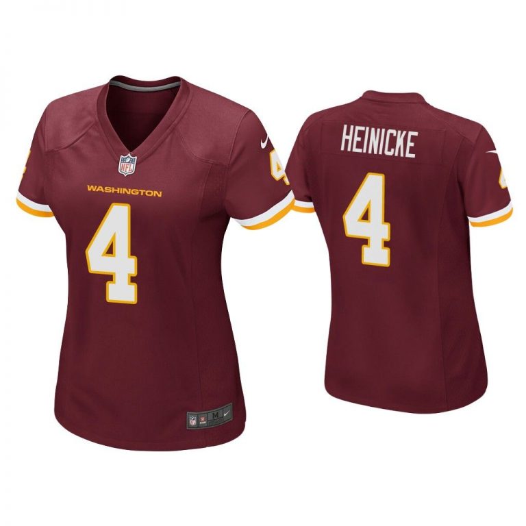 Women Taylor Heinicke Washington Football Team Burgundy Game Jersey