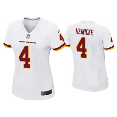 Women Taylor Heinicke Washington Football Team White Game Jersey