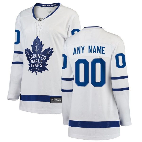 Women Toronto Maple Leafs Blue Home Breakaway Custom Jersey