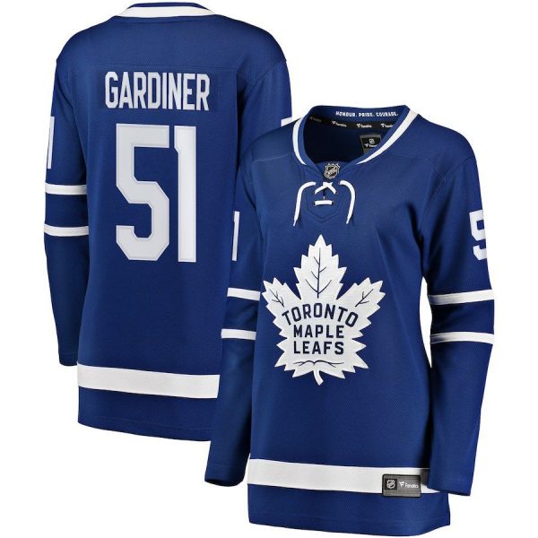 Women Toronto Maple Leafs Jake Gardiner Blue Breakaway Player Jersey