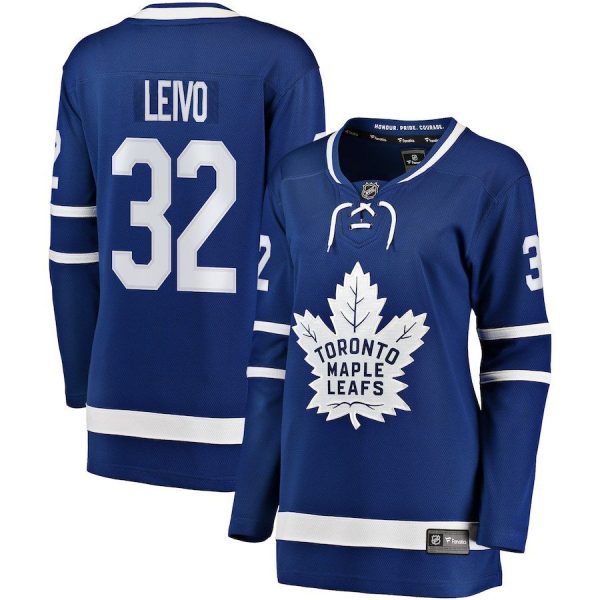 Women Toronto Maple Leafs Josh Leivo Blue Breakaway Player Jersey